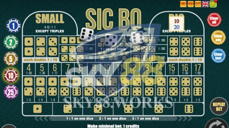 chẵn lẻ tài xỉu chính là sicbo