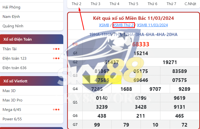 thứ 2 đánh con gì