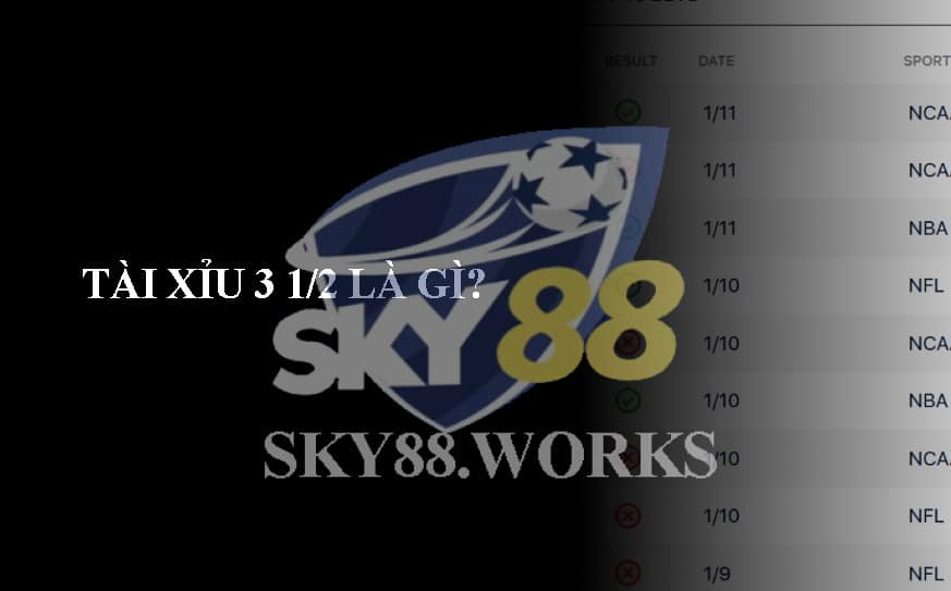 tài xỉu 3 1/2 là gì