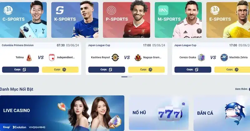 Kho sản phẩm cá cược sky88 đa dạng hấp dẫn Kho sản phẩm cá cược sky88 đa dạng hấp dẫn