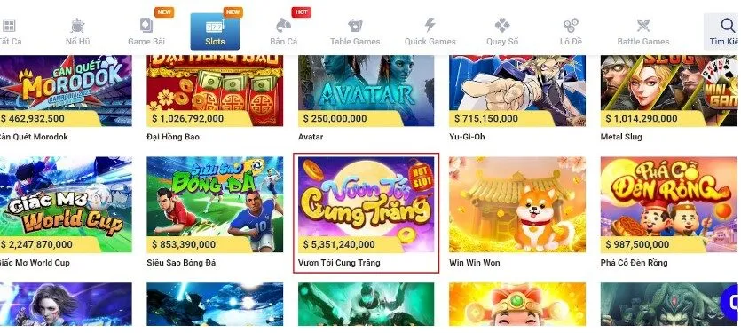 nổ hũ sky88 - vươn tới cung trăng